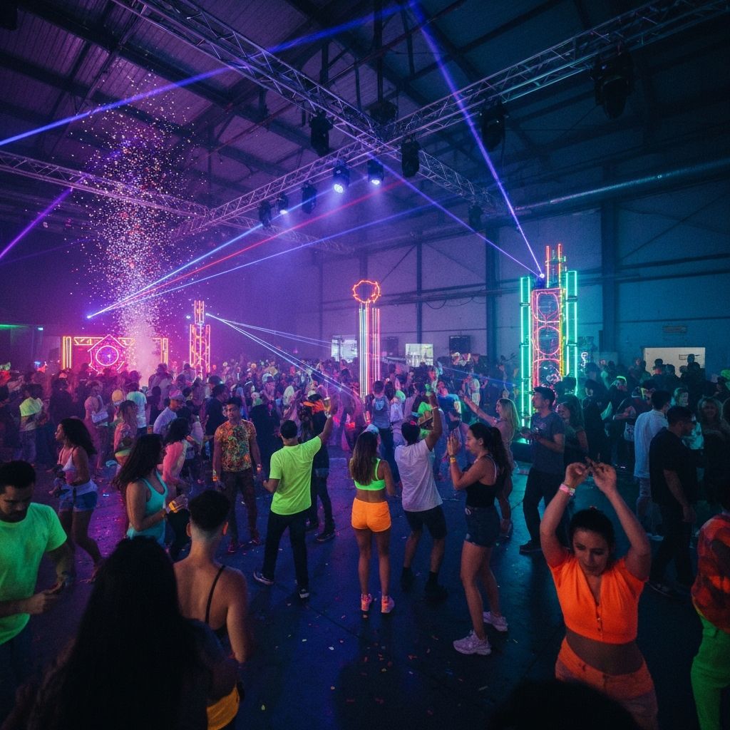 Neon Themed Party